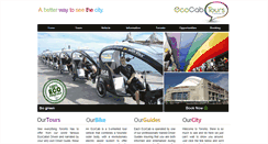 Desktop Screenshot of ecocabtours.com